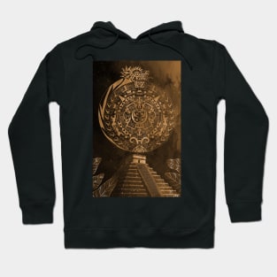 mexican dragon god, quetzalcoatl in teotihuacan Hoodie